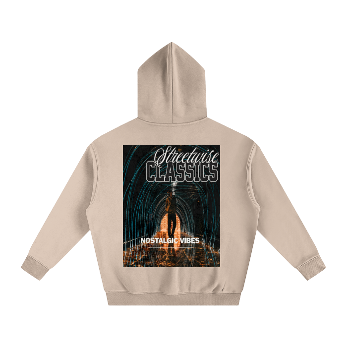 Oversize Fleeced Hoodie - nostalgic vibes | Streetwise classics