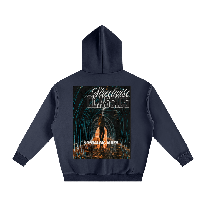 Oversize Fleeced Hoodie - nostalgic vibes | Streetwise classics