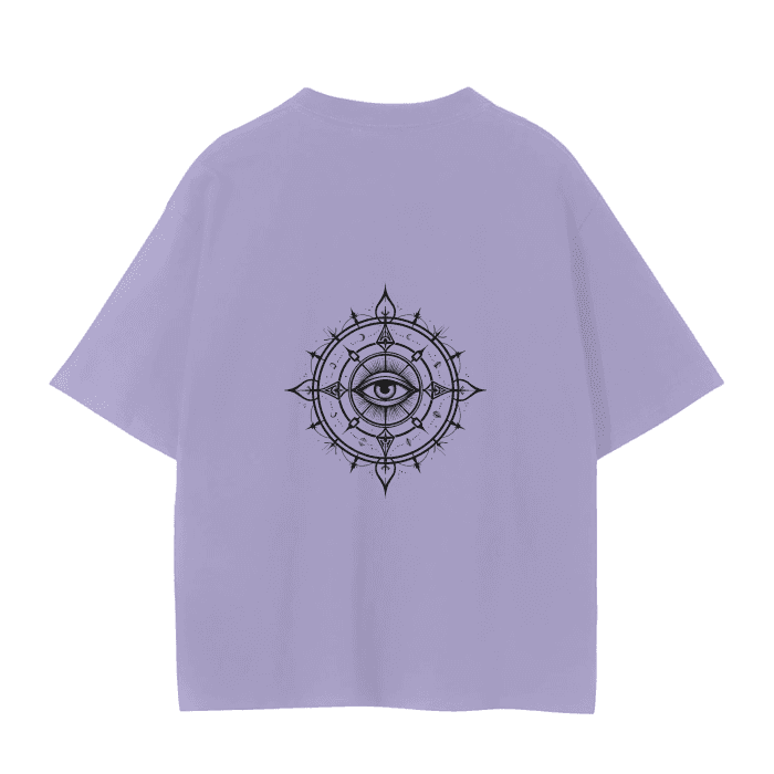 Unisex Seamless T-Shirt with Logo - Mystical Eye - Cap & Coat