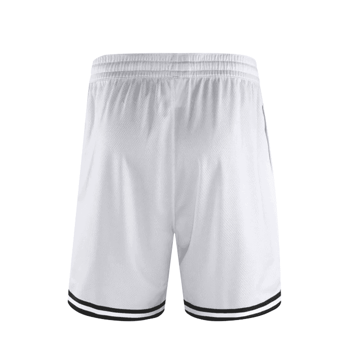 Classic Stripe Trim Basketball Shorts with Logo - Cap & Coat