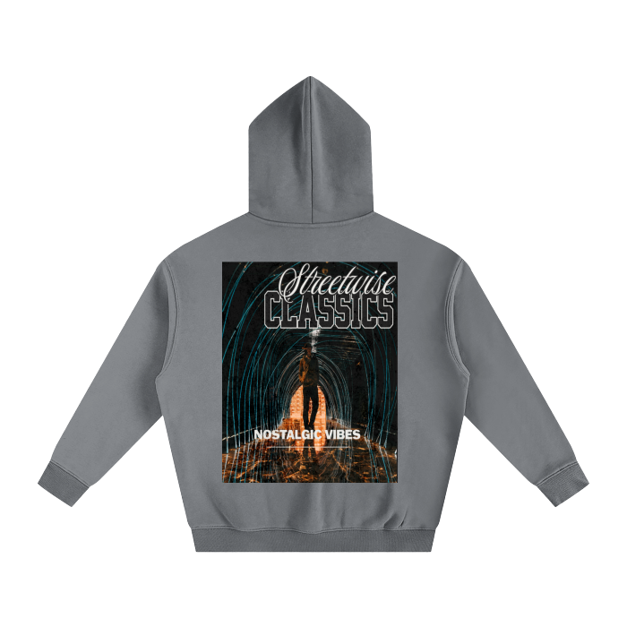 Oversize Fleeced Hoodie - nostalgic vibes | Streetwise classics