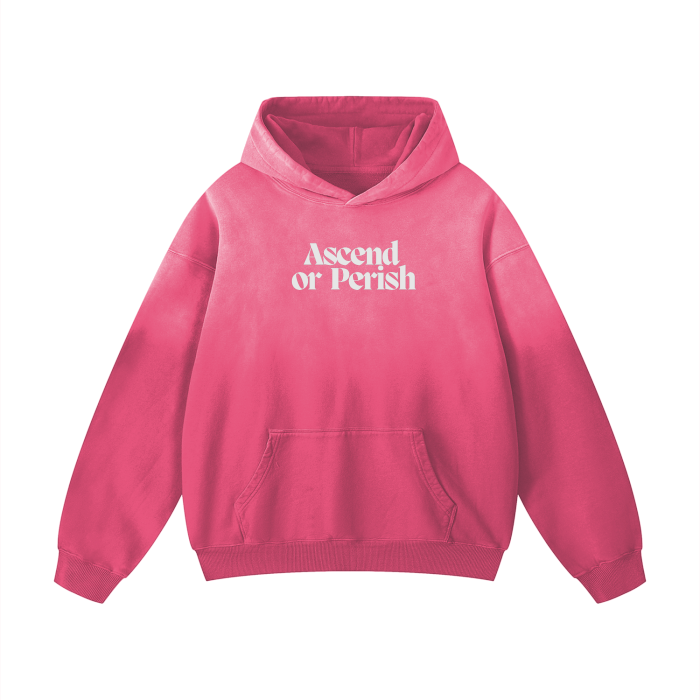 Oversized Hoodie - Ascend or perish - Cap & Coat