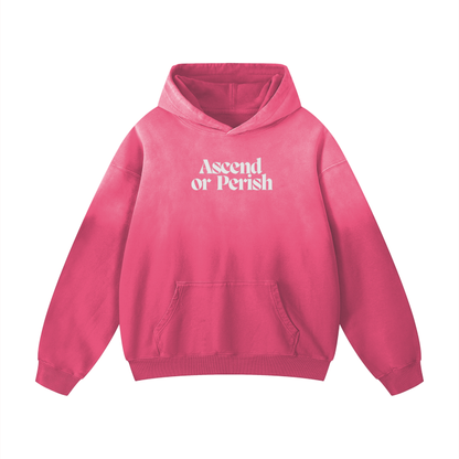 Oversized Hoodie - Ascend or perish - Cap & Coat