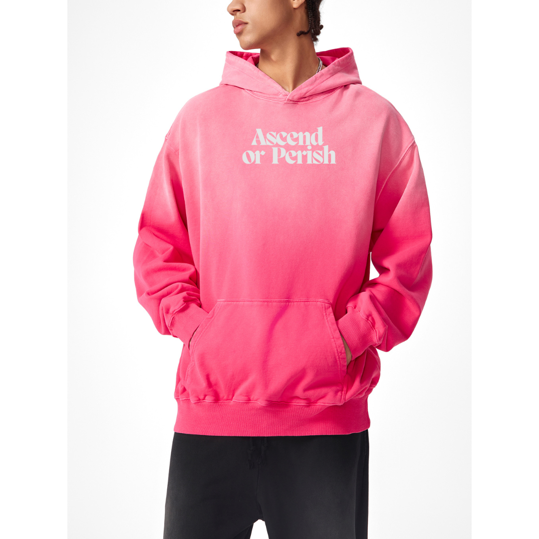 Oversized Hoodie - Ascend or perish - Cap & Coat