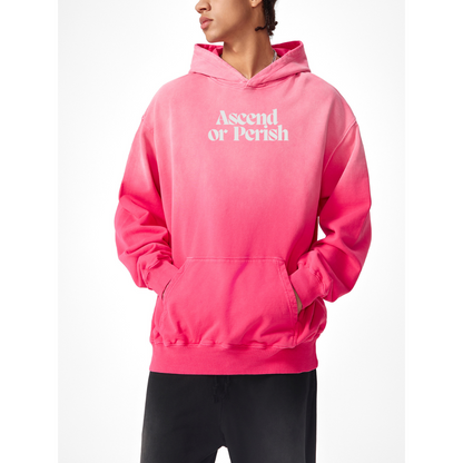 Oversized Hoodie - Ascend or perish - Cap & Coat