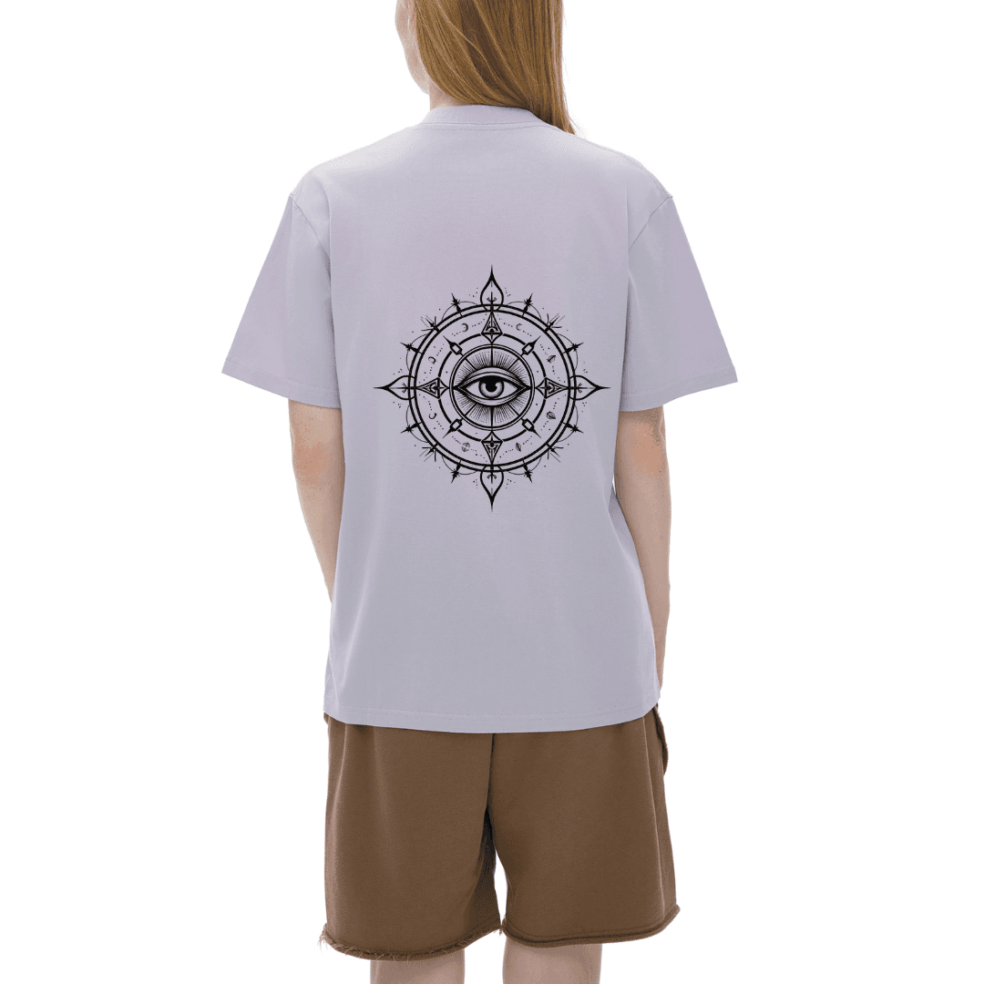 Unisex Seamless T-Shirt with Logo - Mystical Eye - Cap & Coat