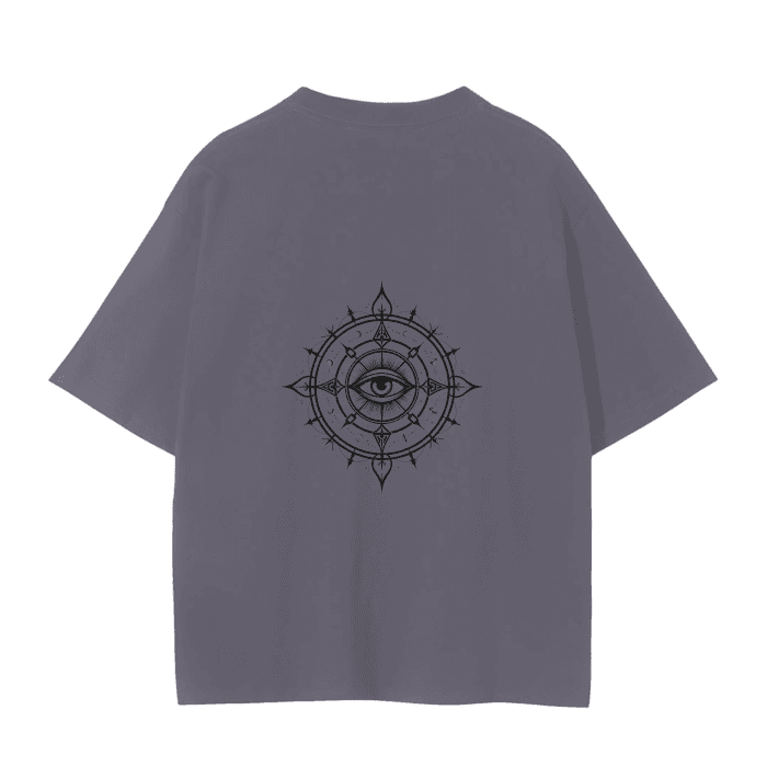 Unisex Seamless T-Shirt with Logo - Mystical Eye - Cap & Coat