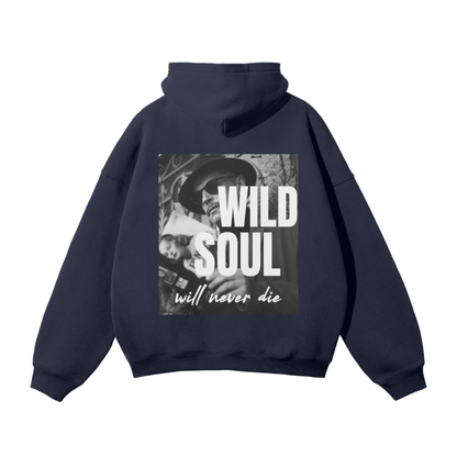 Unisex Oversized Fleece Hoodie - Wild Soul - Cap & Coat