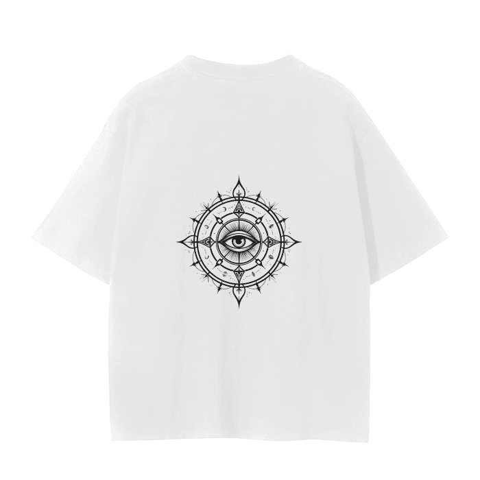 Unisex Seamless T-Shirt with Logo - Mystical Eye - Cap & Coat