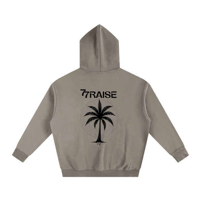 Oversize Fleeced Hoodie - luxe | Palm & Praise collection - Cap & Coat