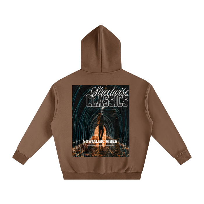 Oversize Fleeced Hoodie - nostalgic vibes | Streetwise classics