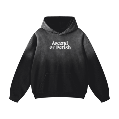 Oversized Hoodie - Ascend or perish - Cap & Coat