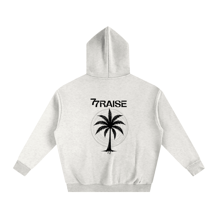 Oversize Fleeced Hoodie - Palm & Praise - Cap & Coat