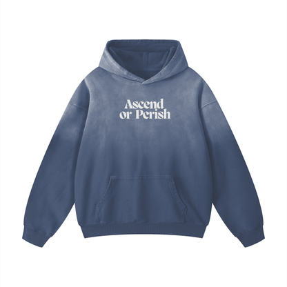 Oversized Hoodie - Ascend or perish - Cap & Coat