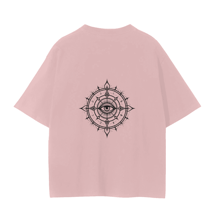 Unisex Seamless T-Shirt with Logo - Mystical Eye - Cap & Coat