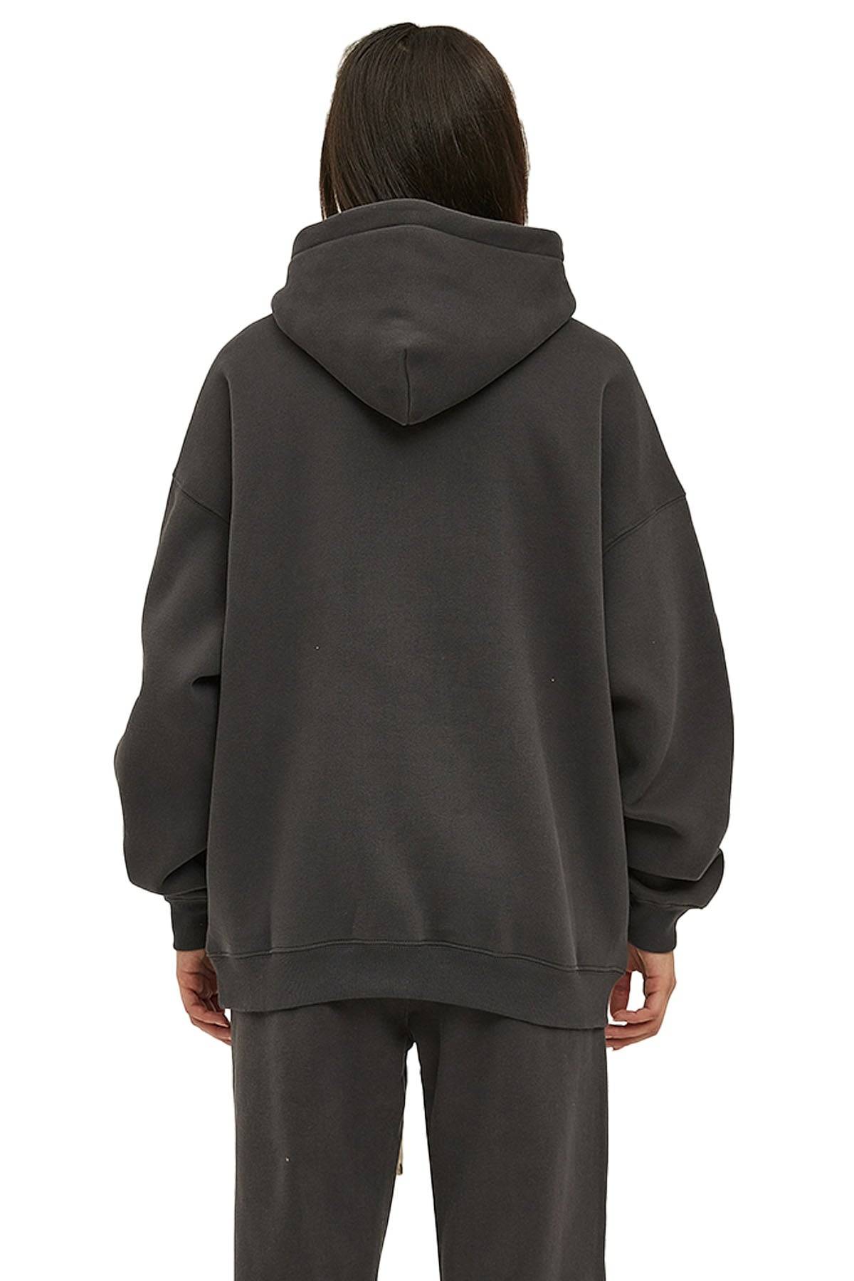 Oversize Fleeced Hoodie - Gravity vs reality - Cap & Coat